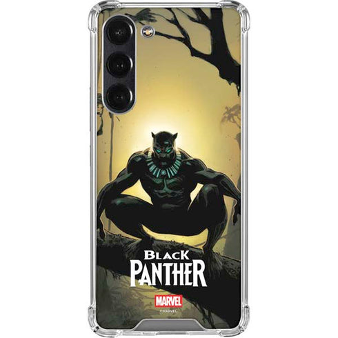 Marvel Black Panther TChalla King of Wakanda Galaxy S24 FE Clear Case